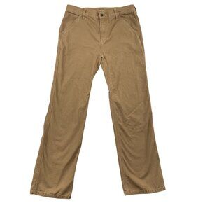 Arbor Canvas Pants Mens 36x32 Tan Workwear 100% Cotton Trousers